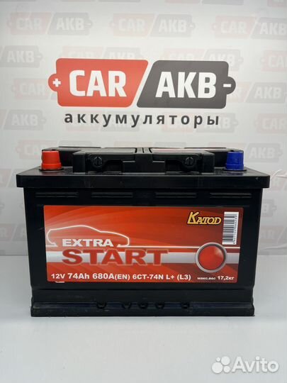 Аккумулятор 74ач новый