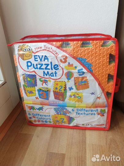Развивающий коврик- пазл