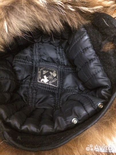 Шапка женская енот р. 56-58