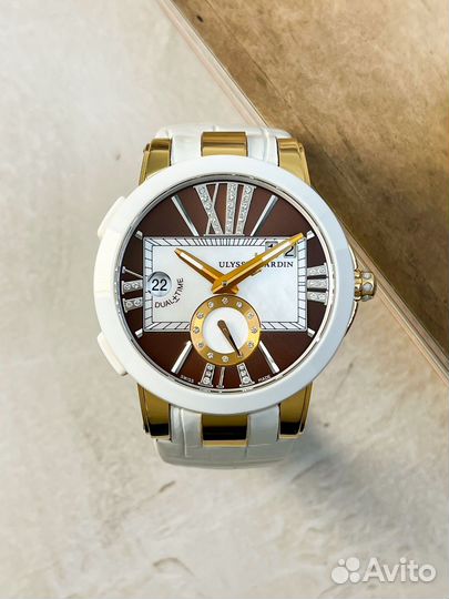 Ulysse Nardin Executive Dual Time Lady Chocolate