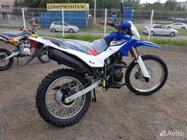 Мотоцикл эндуро Irbis TTR 250R Blue +шлем