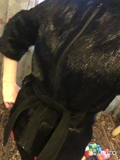 Шуба из ондатры