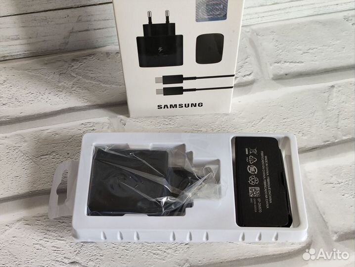 Быстрая зарядка Samsung 45w PD Adapter блок+кабель