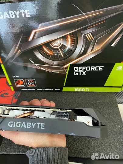 Видеокарта (новая) gigabyte GeForce GTX 1660 TI 6G