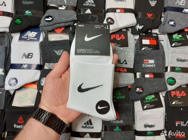 Носки Nike Adidas Puma Reebok