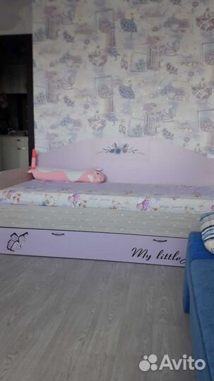 Детская кровать от 3 лет с бортиками