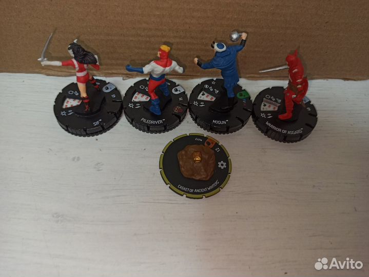 5 фигурок Marvel HeroClix лот#2