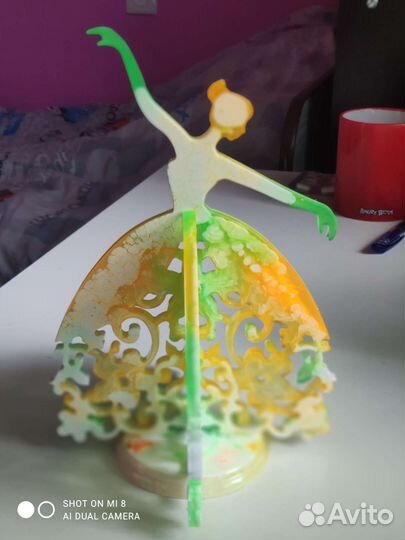 Для украшений авторская подставка из смолы
