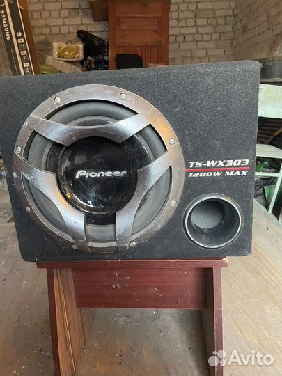 Сабвуфер пионер ts-wx 303 автомобильный