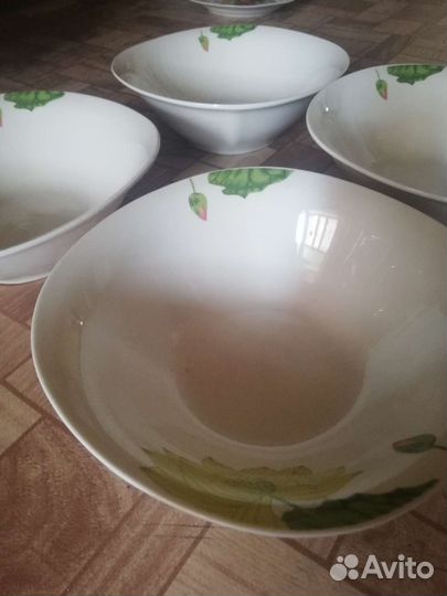 Тарелки остатки разные