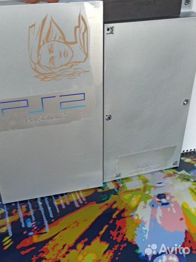 PlayStation 2 Fat silver (корпус и заглушка )