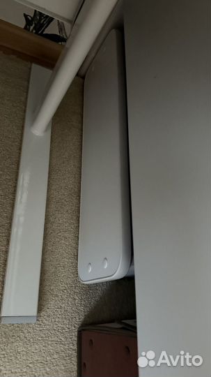 Кровать детская, белая, дсп