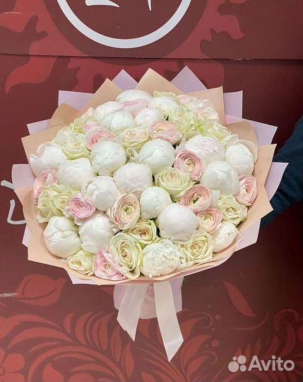 Пионы Розы Доставка