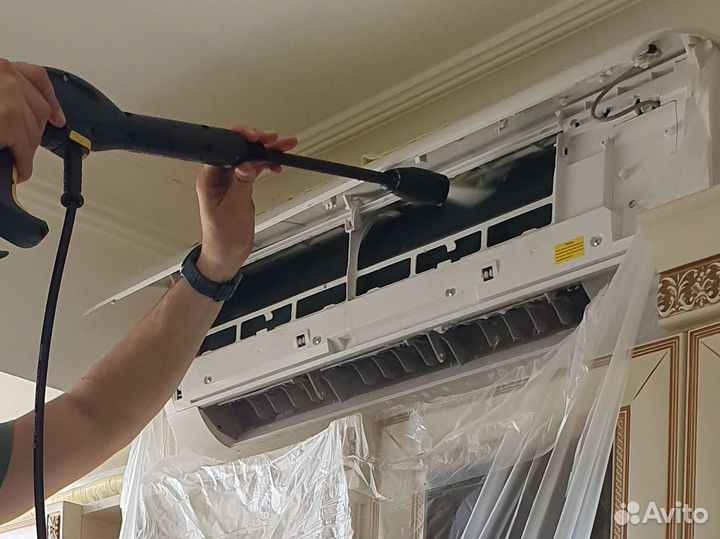 Чистка кондиционеров, заправка, ремонт