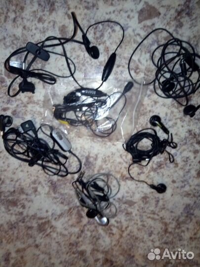Наушники, с микрофоном Samsung, Nokia и другие