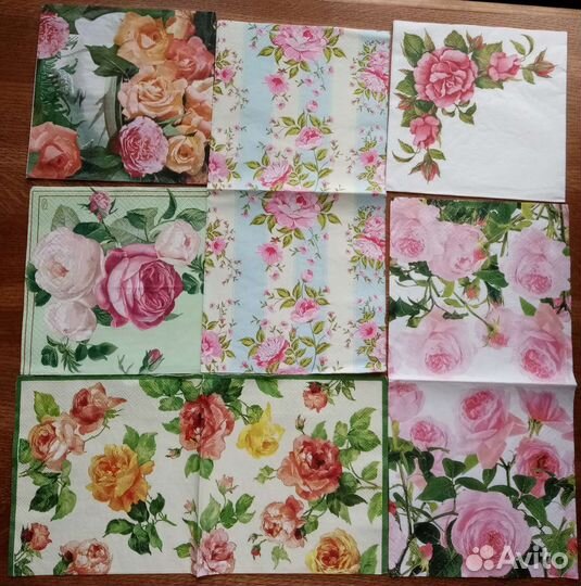 Салфетки для декупажа: розы. Обмен, продажа