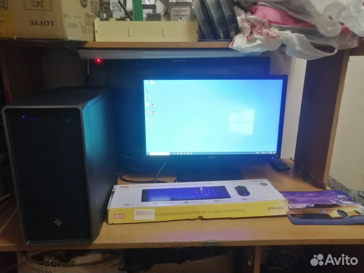 Игровой Компьютер в сборе Intel Core I3-4170 3.7