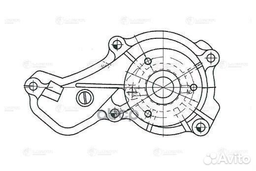 Насос водяной honda civic 06- 1.8I LWP2318 luzar