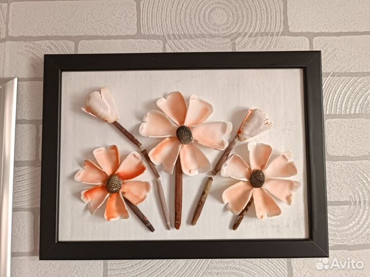 Панно Цветы, 21х30 см