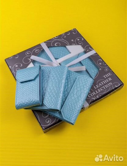 Подарочный набор из натуральной кожи