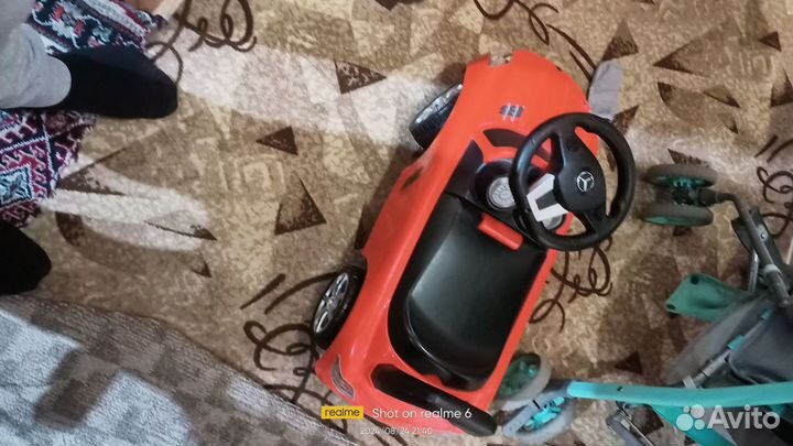 Детская машина каталка mercedes