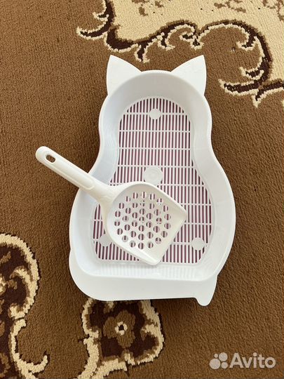 Когтеточка+лоток с совком для кошек