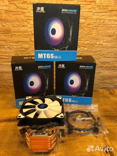 Новая башня кулер 6 теплотрубок TDP 180вт