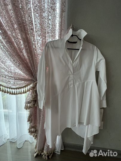 Платье рубашка zara xs