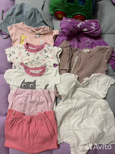 Одежда для девочки 68 см пакетом