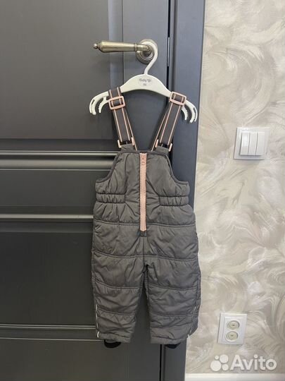 Демисезонный утепленный полукомбинезон babygo 86