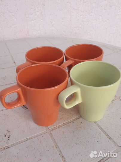 Кружка Керамика Икеа 4 Штуки IKEA Оригинал