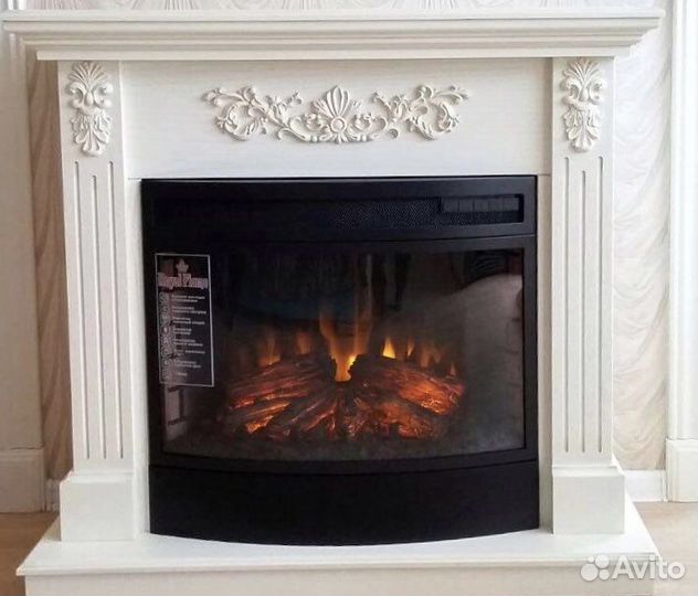 Угловой каминокомплект Адель