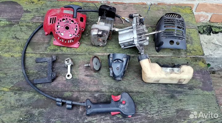 Ручка управления газа триммера мотокосы