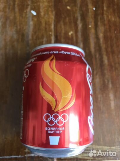 Банка coca-cola Сочи 2014