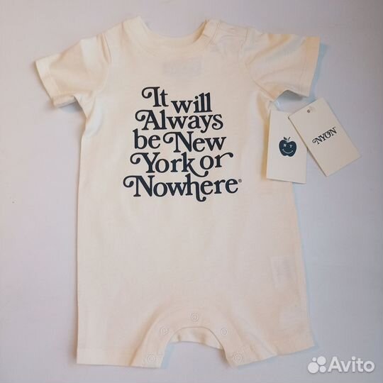 Ромпер (песочник) nyon новый 56 - 62 см 0 - 3 мес