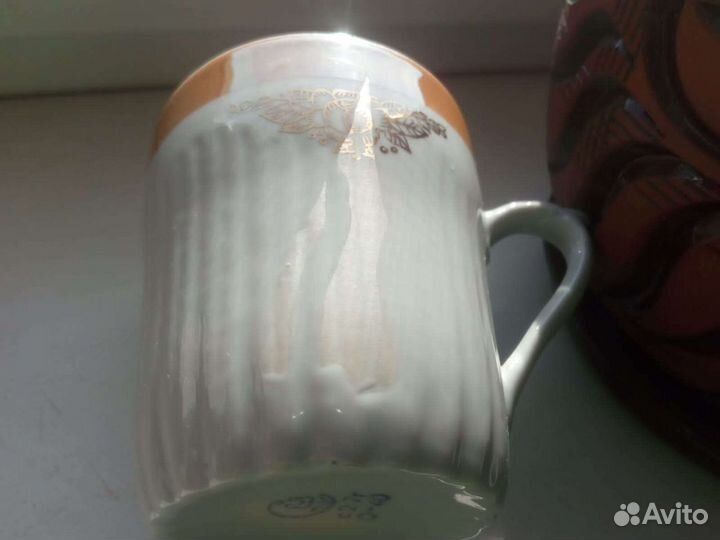 Чашки-кружки форфор СССР. Сумской Ф/З