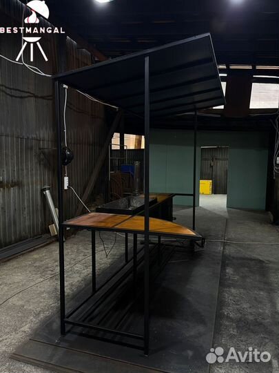 Мангал в стиле лофт