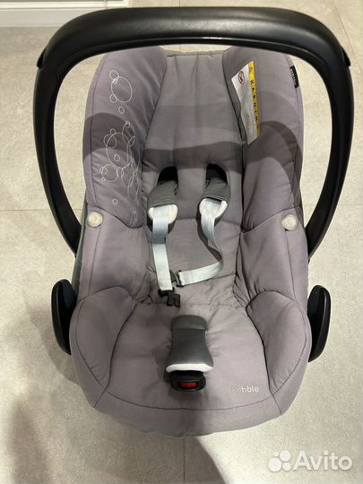 Автолюлька maxi cosi pebble с базой isofix
