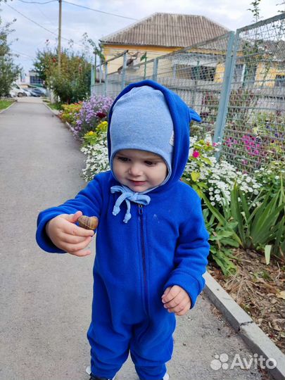 Флисовый комбинезон 92