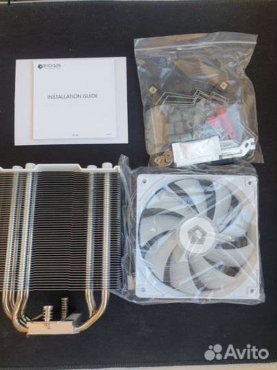 Мощный Кулер башенный 120мм amd/intell белый argb