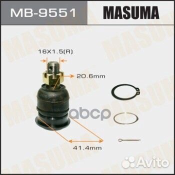 Шаровая опора Nissan Elgrand (E51) 02-10 masuma