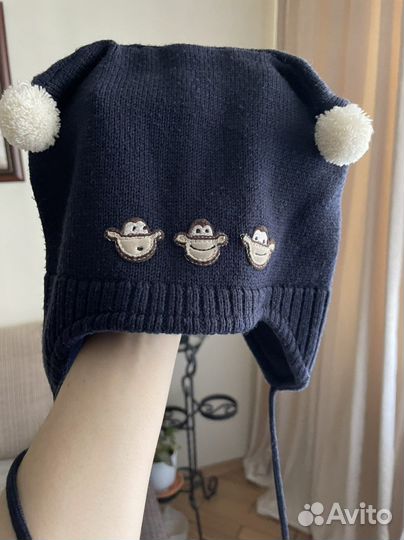 Шапочка зимняя на мальчика фирмы Kerry