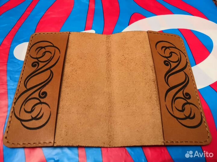 Обложка для паспорта из натуральной кожи