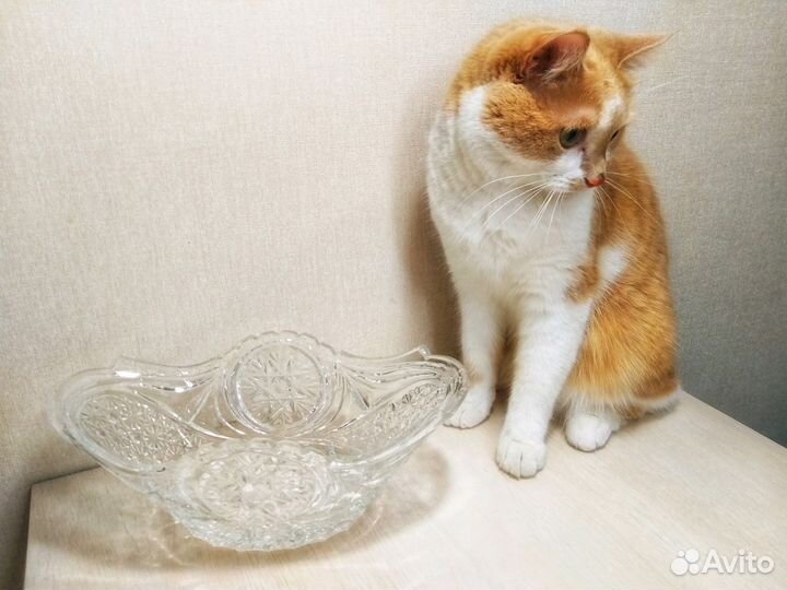 Ваза хрустальная