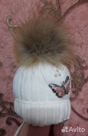 Шапка детская зимняя для девочки