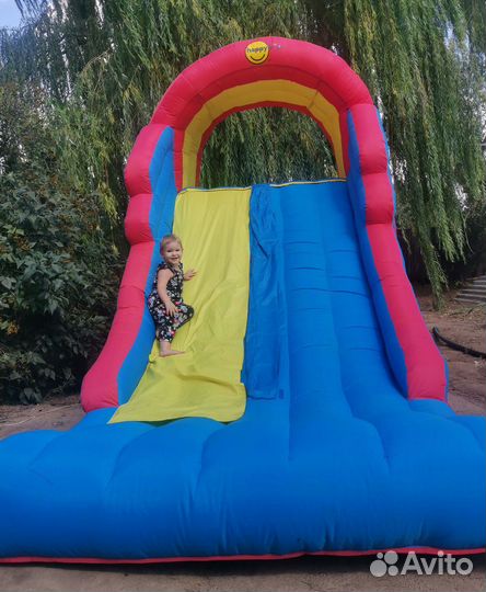 Надувной батут, горка