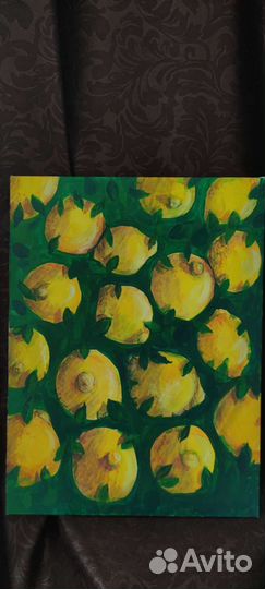 Картина акрилом на холсте