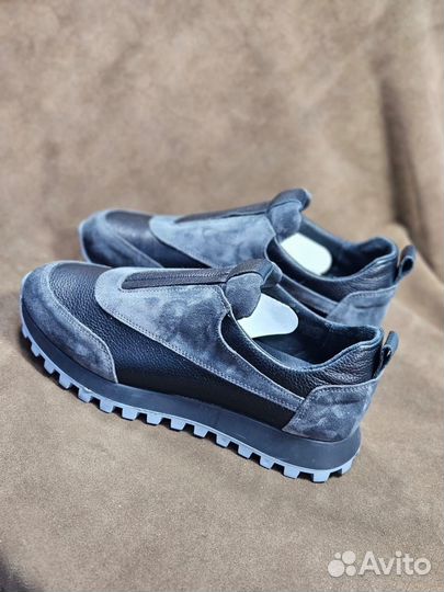 П/ботинки Новые Натуральная кожа/замша