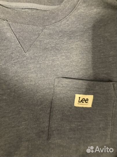 Свитшот lee на флисе, р М