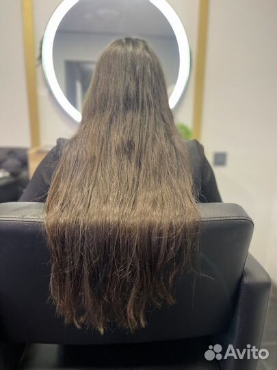 Кератиновое выпрямление волос